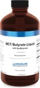 Douglas Laboratories MCT/Butyrate Liquid with SunButyrate ← Proporciona ácido caprílico altamente concentrado y ácido butírico en un líquido pleasante Silencioso 15.6 fl. oz.