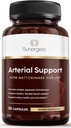 Sunergetic Premium Nattokinase Supplement for Arterial Support - Nattokinase 2000 FU (NSK-SD) Pycnogenol, Pomegranate & Beets - 100mg Nattokinase for Artery Health, Heart & Blood Vessels-30 Capsules