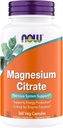Ahora Suplementos, Citrato de Magnesio, Función de Enzima*, Soporte del Sistema Nervous*, Crítica para Función Enzima*, Gluten Free, Vegan, Kosher, No GMO 360 cápsulas vegetarianas (1)