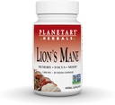 Planetario Herbals Lion's Mane, for Memory, Focus, and Mood*, 1,000 mg - 30 cápsulas Vegan