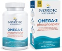 Nordic Naturals Omega-3 Phospholipids, Unflavored - 60 Soft Gels - 500 mg Omega-3 & 350 mg Phospholipids - Heart & Brain Health - Small, Easy-to-Swallow Soft Gels - Non-GMO - 30 Servings