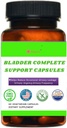 Bladder Control Supplement for Reduces Urinary Frequency, Urgency & Leakage,Potent 5-Ingredient Formula with Pumpkin Seed Extract,Cranberry, Vitamin D3,for Men & Women,60-Day Supply
