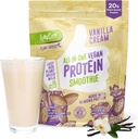 FlavCity All-in-One Vegan Protein Powder Smoothie, Vanilla - Reemplazo de Comida Pre-Workout de base vegetal para Hombres Mujer Hecho con 20g de Almond Protein - Gluten Free &amp; Dairy-Free