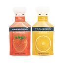 Transcend Foods Strawberry + Orange Gels (1.1 oz, Pack of 24) Fast-Acting Carb Gel Strawberry y Orange Flavor – Caffeine Free, Gluten Free