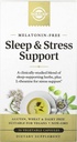 Solgar Sleep &amp; Stress Support, Vegetable Capsules, Melatonin Free, Helps Relax, Calm You, Fall Asleep Rápido, Mejora la calidad del sueño con Valerian, Passionflower, Hops, Non-GMO, 15 Servings, 30 Con