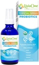LiviaOne Probióticos líquidos tópicos, Probióticos orgánicos certificados por USDA, Probióticos veganos sin gluten y alérgenos, No GMO y Raw, 2 Fl Oz (Pack de 1)