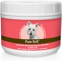 Herbsmith Pure Krill - Wild-Caught Antártico Krill - Sólo 1 Ingrediente - Astaxanthin para perros - Listo para usar Omega 3s – Alternativa a Krill Oil para perros - 400g