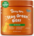 Zesty Paws Permanezcan Bites Verdes para Perros - Grass Burn Soft Chews for Lawn Spots Caused by Dog Urine - with Cranberry for Urinary Tract & Bladder - Chicken - 90 Count
