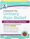 Quality Choice Urinary Pain Relief Antibacterial Plus, Urinary Tract Protection, ayuda a controlar síntomas de (UTI) hasta que pueda ver a un doctor. 24 Tablets