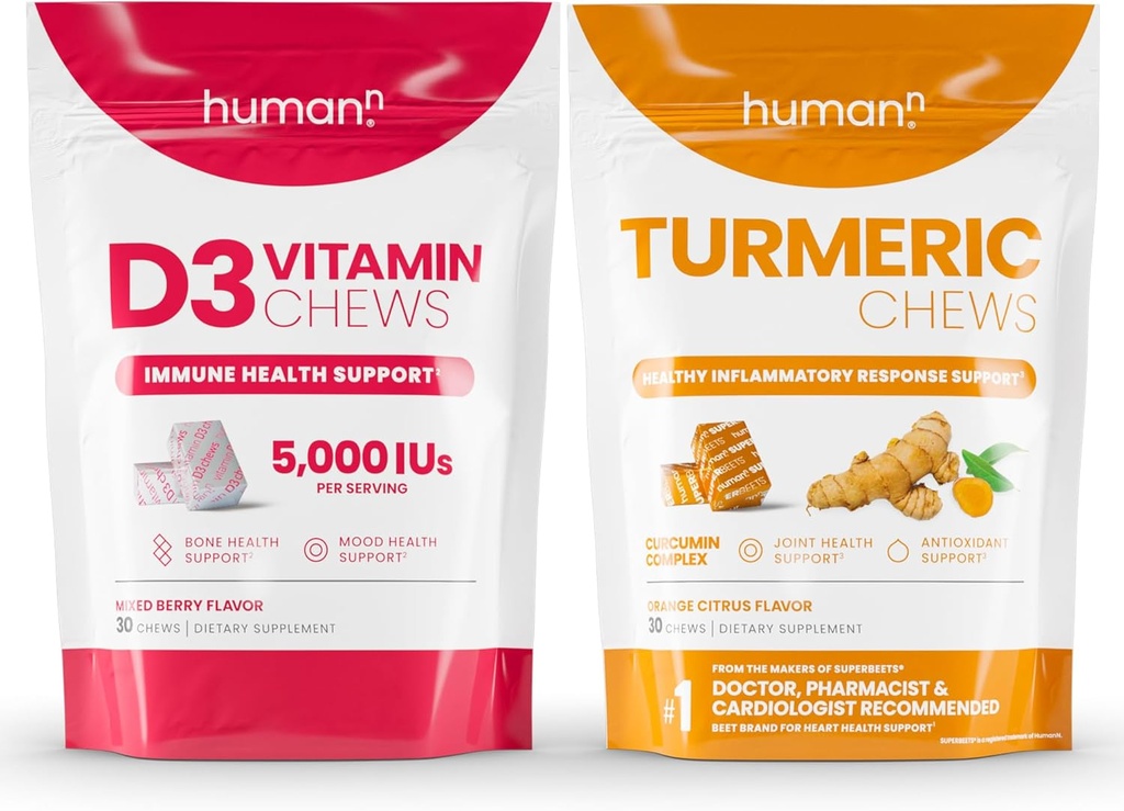 Humann D3 " Turmeric Chews