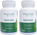 Tattva's Herbs Organic Mucuna Pruriens – Natural L-Dopa, Dopamine Support, Vegan & Gluten-Free - 240 Capsules (2-Pack)
