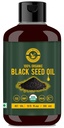 Semillas Negras/Nigella Sativa/Kalonji Aceite de Semillas (10.15 fl oz), Virgen Cold-Presed, Pura & Natural, No GMO, Aceite de Semilla Negra sin Tratamiento - Fuente de Thymoquinone &amp; Omega 3,6 &amp; 9