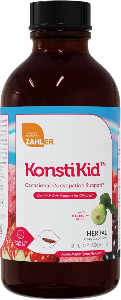 Zahler KonstiKid, Kids Constipation Support Supplement, LiquidConstipation Ease, Supports Regularity " Digestive Health, 8OZ