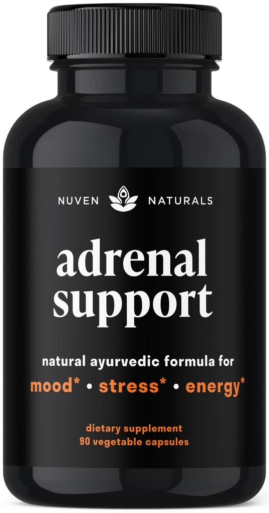 Soporte Adrenal - Cortisol Manager &amp; Complementos de Apoyo Adrenal con Ashwagandha Extract, Rhodiola Rosea, Holy Basil to Support Stress, Fatigue & Energy Нованых Adaptogens for Daily Support Ø 60 Capsules