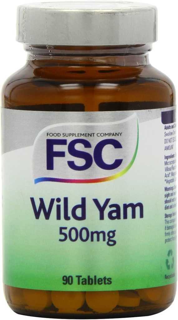 FSC 500mg Wild Yam - Pack de 90 Tabletas