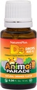 NaturesPlus Animal Parade Liquid Vitamina D3 Drops for Children - 400 IU, 10 mL - Orange Flavor - Bone Health &amp; Immune System Support Supplement - Gluten Free, Vegetarian - 365 Servings