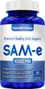Extra Strength SAM-e Suplemento TENIDO Mismo S-Adenosyl-L-Methionine 1000mg por Serving for Bone and Mood Support Suplemento TENIDO EN LOS EE.UU. Non-GMO y Gluten Free (45 Day Supply) (Single)