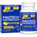NATURAL STACKS MagTech Magnesium Capsules + Magtech Drink Mix Bundle - Supports Relax & Brain Health* - 50 Total Servings