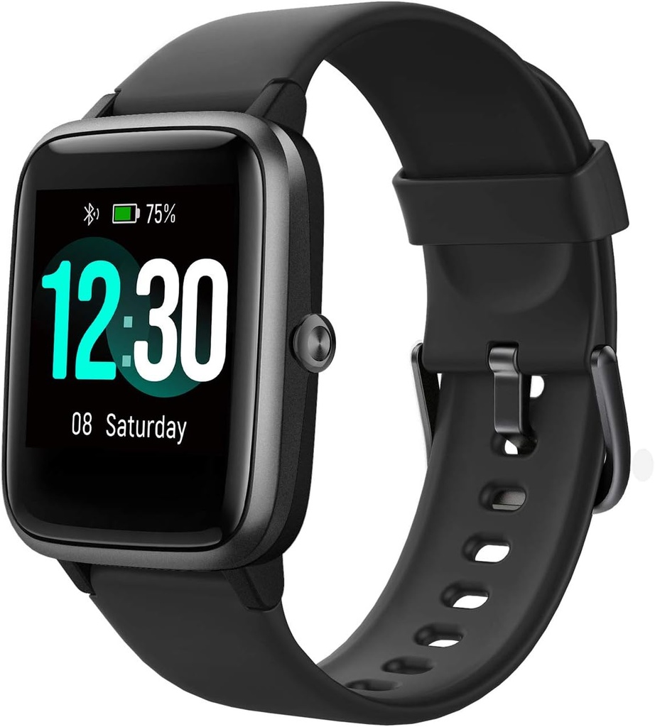 Fitpolo Fitness Tracker with Heart Rate Monitor, Smart Watch 1.8 pulgadas Color Touch Screen IP68 Waterproof Step Calorie Counter Sleep Monitoring Pedometer Watches Activity Tracker for Women Men