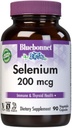Bluebonnet Selenium 200mcg Capsules (L-selenomethionine) - Potent Antioxidant Support - Amino Acid Complex Selenium Supplement for Women &amp; Men - Vegan, Non-GMO, Gluten-Free - 90 Vegetable Capsules