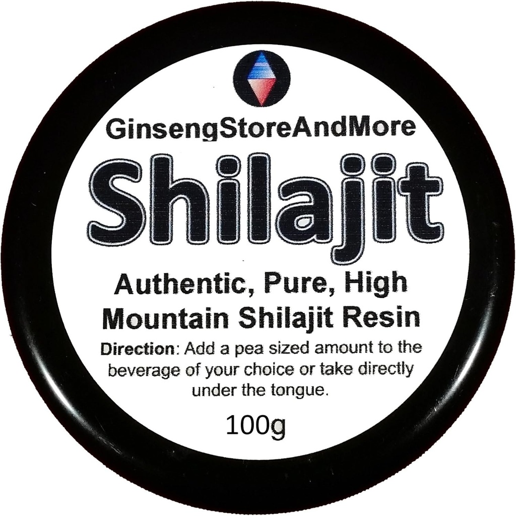 1000 Servings Shilajit (100g), Authentic, Pure, High Mountain Shilajit Resin ¦ Amazing Source of Fulvic Acid, Trace Minerals, Boost Energy, Great for Men and Women