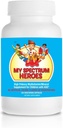 My Spectrum Heroes Suplemento multivitamínico para niños - Acetyl-l-carnitina, Choline, Coenzyme Q10, Inositol, MSM, MTHF, NAC for Daily Nutritional Help and Cognitive Health (150 cápsulas)