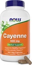 Ahora Cayenne (Capsicum annuum) 500 mg, 360 tazas
