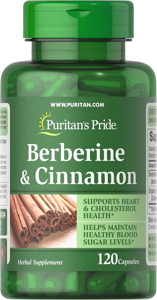 El orgullo de Puritan Berberine y Cinnamon