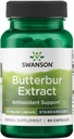 Extracto de Butterbur Swanson - Normalizado 75 mg 60 cápsulas
