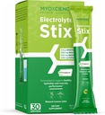 MYOXCIENCE Electrolyte STIX ← Creatine Electrolyte Powder  durable Recuperación del ejercicio &amp; Muscle Development w/Real Salt (Lemon Lime Flavor) (Stix 30 ct)