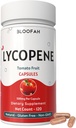 Tomato Powder Cápsulas 500mg (Lycopene) - 120 Conde Silencio Natural Carotenoide Suplemento para Salud y Bienestar Apoyo Silencioso Planta Basada, Gluten Gratis &amp; Fórmula No GMO