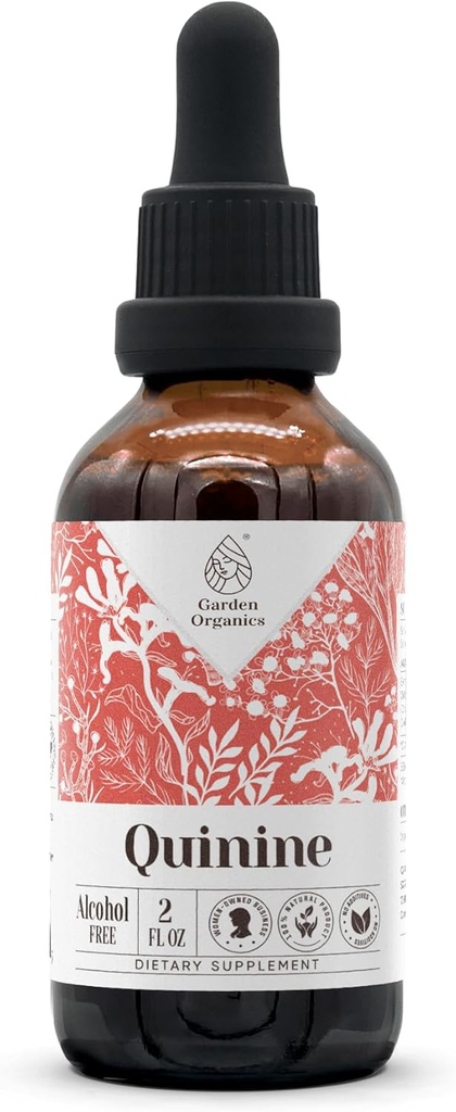 Extracto de la Tintura Natural Libre de Alcohol Quinina, Booster del Sistema Inmunitario, gotas líquidas hechas de 100% (2 fl oz)