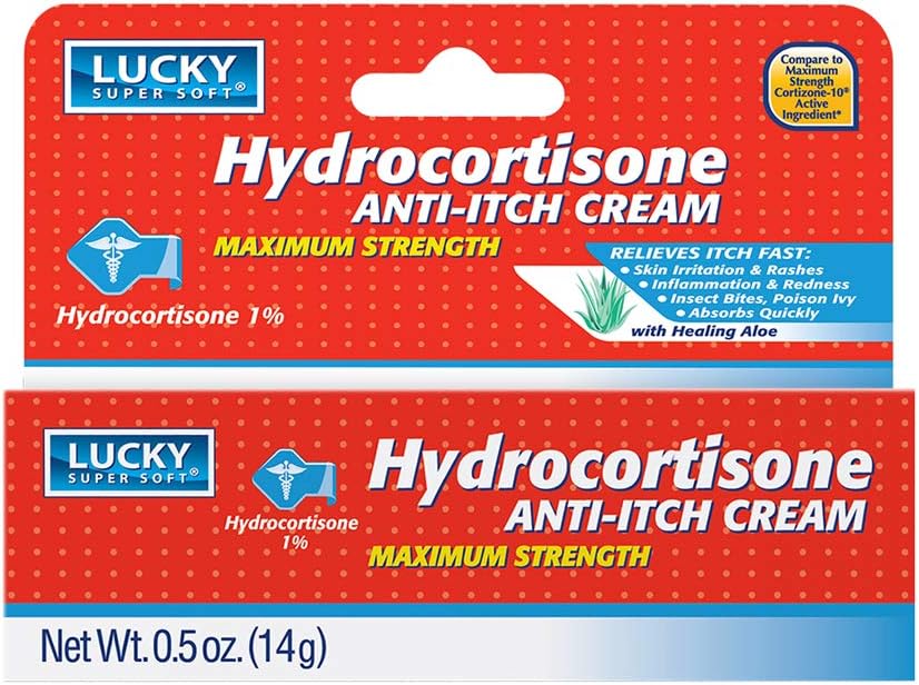 Lucky Super Soft Hydrocortisone, Anti-Itch Creme, 0,5 onnce