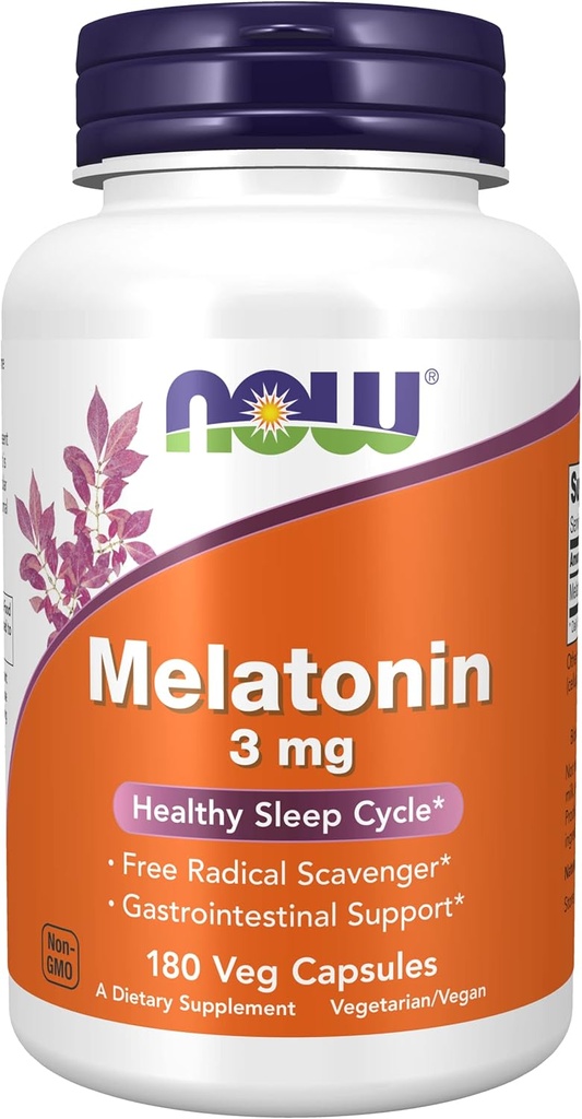 Melatonina 3 mg 180 cápsulas (Pack of 2)