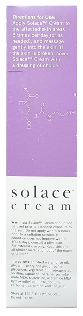 Crema de Eczema Libre de Solace — Ahora Disponible Sin Prescripción — Tratamiento de Alivio de Eczema Hipoalergénico Probado Clínicamente —Safe for Children and Adults (4.9 Ounces)