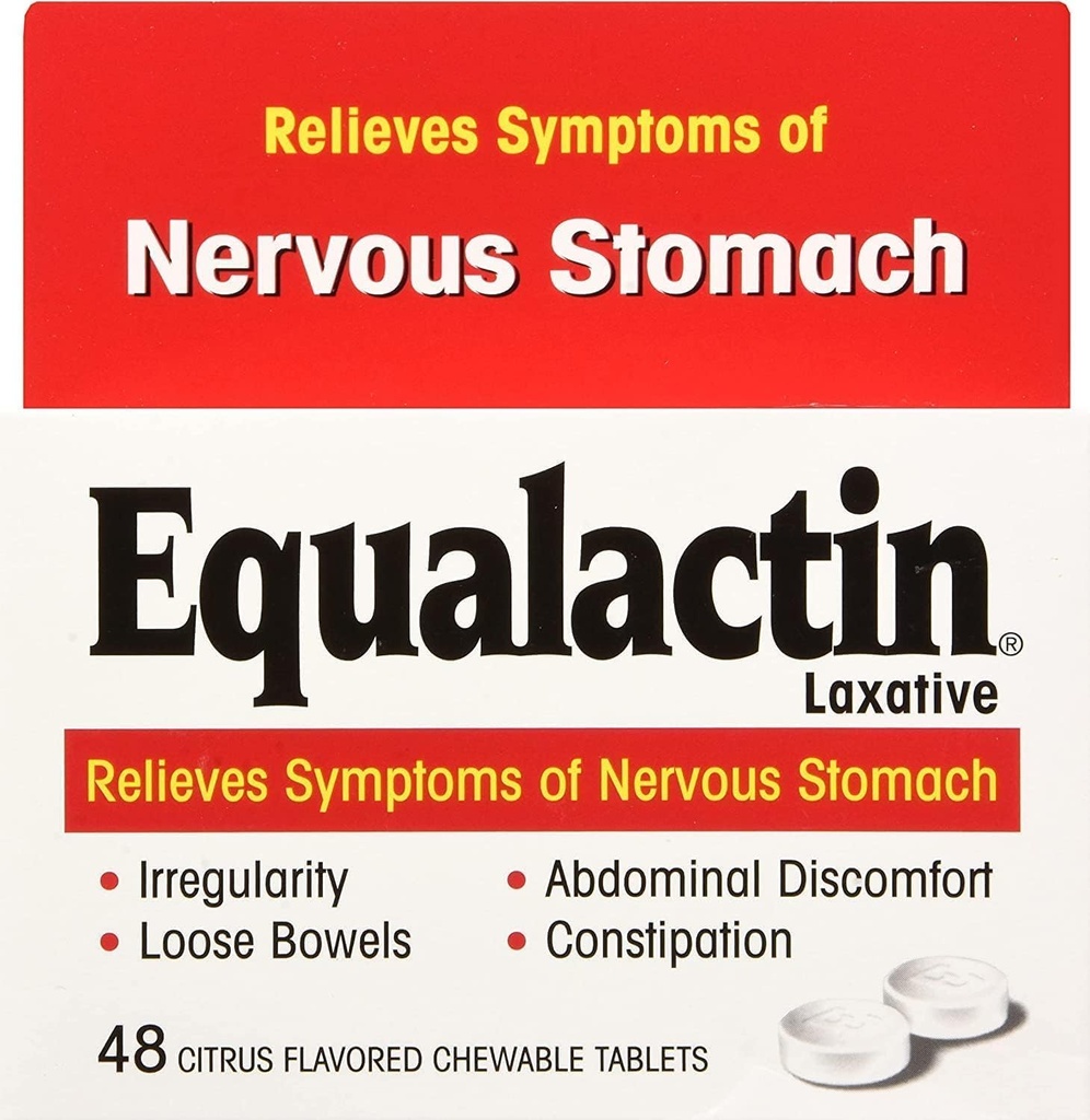 Equalactin Laxative Chewable 48 Tablets