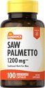 Vitaminas Sundance Saw Palmetto 1200 mg - 100 cápsulas, paquete de 2