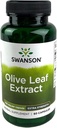 Extracto de hoja de oliva Swanson cápsulas con 20% de Oleuropeina - Proporciona soporte inmunitario, promueve la salud del sistema cardiovascular y apoya la presión arterial sana - (60 cápsulas, 750 mg cada uno)