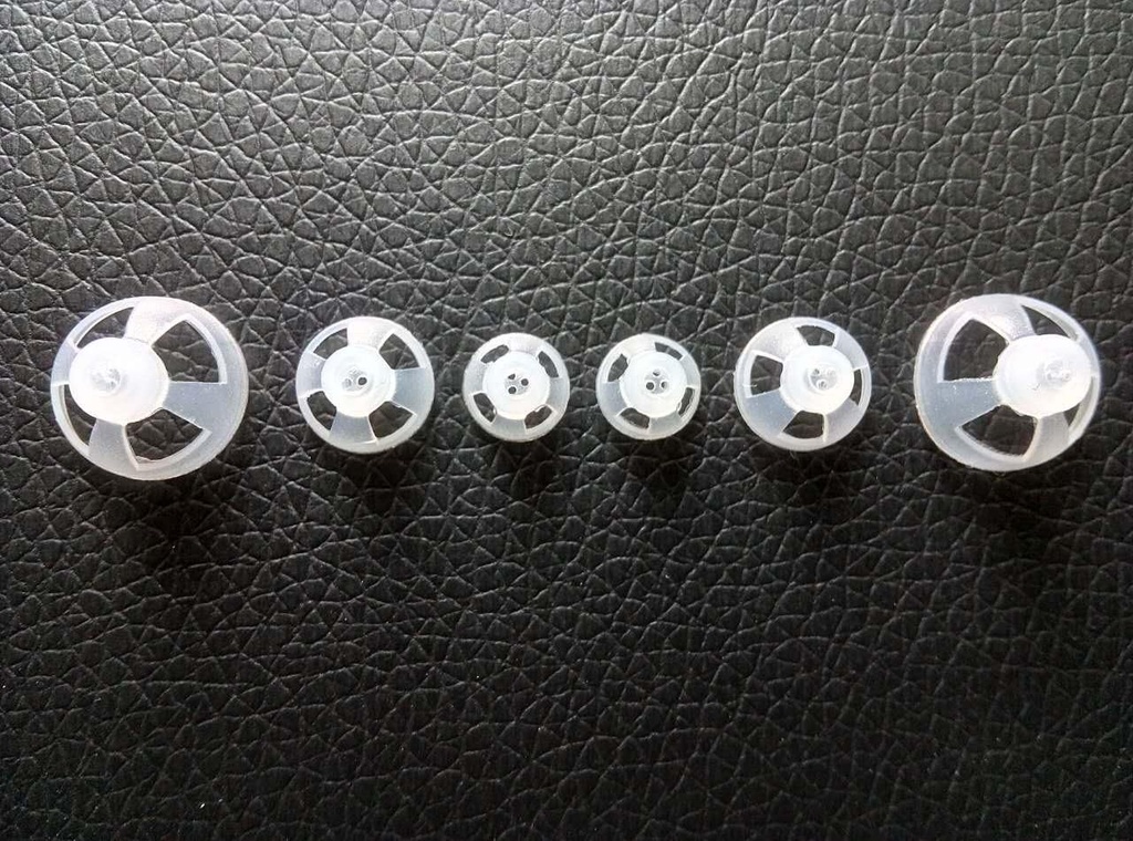 Hearing Aid Ear Piece Open Domes Set 6mm/9mm/12mm (3 Parejas) Cómodo PSAP (Producto de Amplificadores de sonido personal) Consejos de oído Invisible, Perfecto para Aire Abierto (Apto abierto), Excepto para RIC