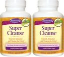 Naturaleza Secreto Super Cleanse Extra Strength Toxin Detox " Gentle Elimination Body Cleanse, Digestive " Colon Health Support - Stimulating Blend of 14 Herbs with Probiotics - 100 Tablets (Pack of 2)