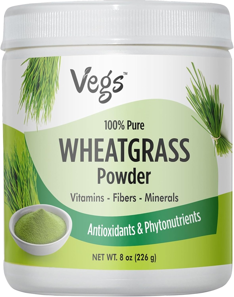 Wheatgrass Powder Juice - Ecológico Greens Superfood Powder - Apoyo Inmunity, Digestive Health - Wheatgrass for Smoothies, Juice, Baking - 8 Oz