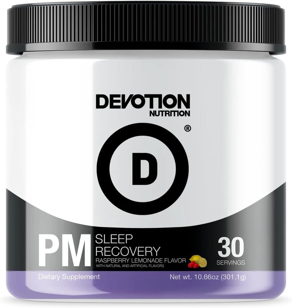 Devoción Nutrición PM Recuperación del sueño ← Stevia Sweetened ← Mejorar la energía, Relajar la mente, Apoyar el caos, Mejorar el metabolismo Silencioso 30 Servimientos (Raspberry Lemonade)