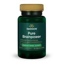 Swanson Pure Brainpower Brain Health Cognitive Memory Focus Support Brain-Derived Neurotrophic Factor (BDNF) Herbal Supplement (Ginkgo Biloba, Bacopa Monnieri) 60 Veggie Capsules (Veg Caps) Vegan