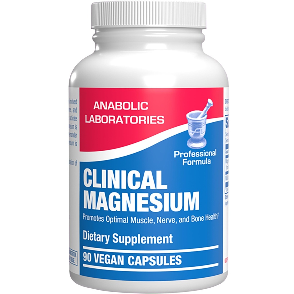 Complejo de magnesio triple 400 Mg - Fórmula clínica Suplemento de magnesio Chelated con Glycinate Malate y Citrate para el músculo óptimo Nerve Bone &amp; Digestive Health Support - 1 Mes de Suministro