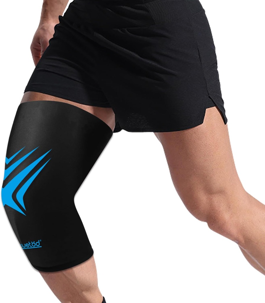 Knee Ice Pack Wrap Extended Ice Packs for Injuries Reusable Leg Freeze Compression Sleeves, Gel Cooling Knees Brace Cold Hot Packs Therapy Flexible for Pain Relief, Surgery Recovery, Meniscus
