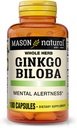 Masón Vitaminas Ginkgo Biloba Capsules, 180 Conde