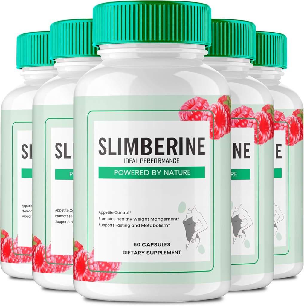 Slimberine Keto Capsules, Slimberine Advanced Formula Pills - Maximum Strength, Slimberine All Natural Keto Pills, Slimberine Capsules, Slimberine Official Formula Pills Comentarios (5 Pack)