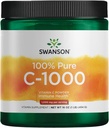Swanson Vitamina C Polvo 100% ácido ascórbico puro, Apoyo al sistema inmunológico, Salud de la piel, Salud cardiovascular, Suplemento antioxidante 1000 mg (por servicio) 1 lb. 454 g