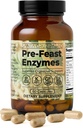 Santa Cruz Paleo Pre-Feast Digestive Enzymes for Women and Men, Fiber Supplement for Gut Health & Digestive Health, Gluten Free, Keto, Sugar Free, Paleo, with Bromelain, Ginger Root, 60 Capsules
