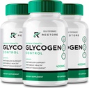 Restore Glycogen Control Capsules, RestoreGlycogen All Natural Formula Pills, RestoreGlycogen Control Pills - Maximum Strength, RestoreGlycogenControl Capsules Official Formula Reviews (3 Pack)